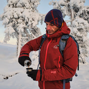 Fjern - Mens Orkan Waterproof Shell Jacket (Rust/Orange) | Face the harshest alpine challenges with confidence in the Orkan jacket, engineered to excel in extreme conditions