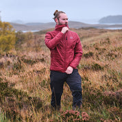 Fjern - Mens Skydda Eco Packable Insulated Jacket (Rust/Navy) | The Skydda is your lightweight, packable companion
