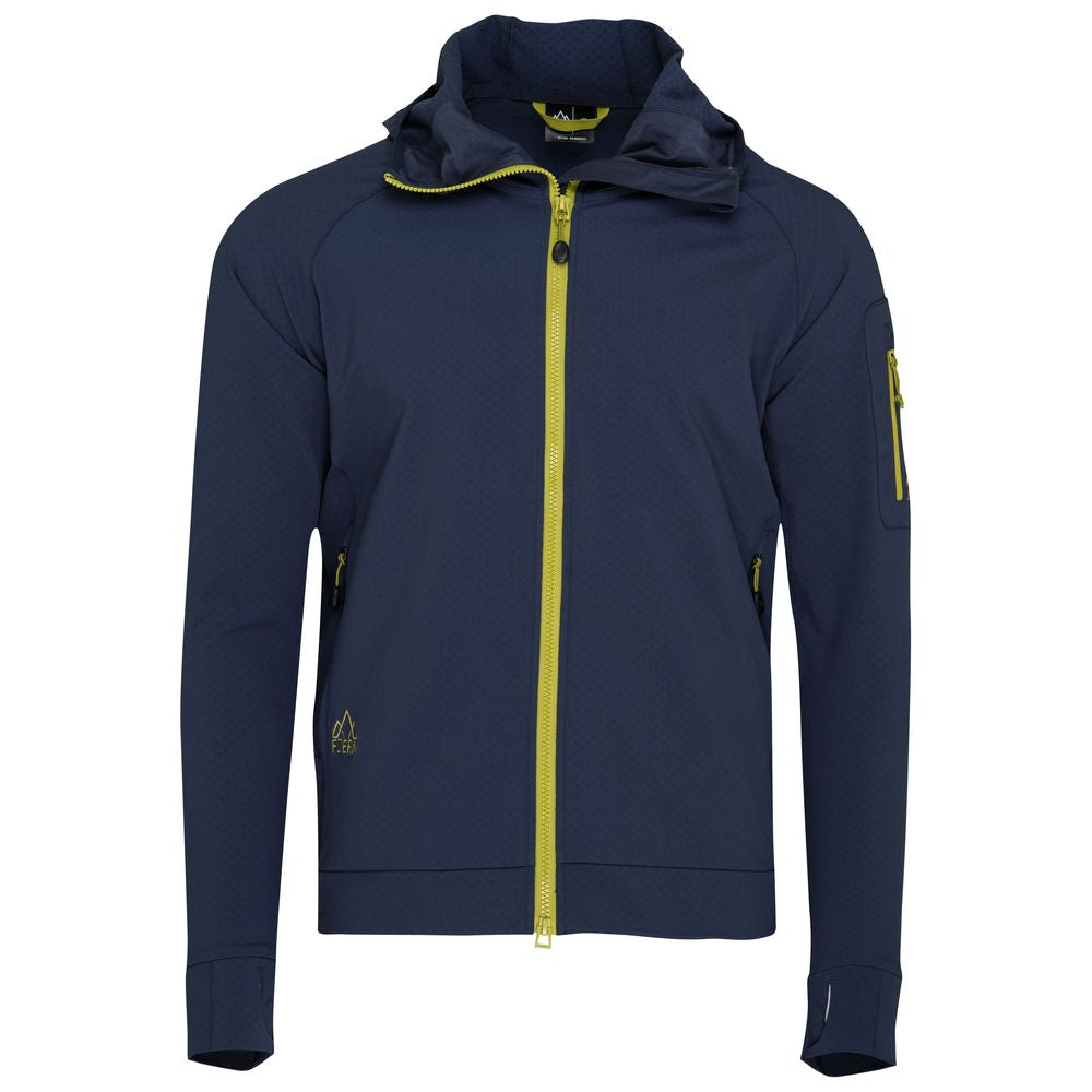 Fjern - Mens Syklon Stormfleece Hoodie (Storm/Lime) | Conquer any adventure with a hoodie designed for peak performance