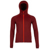 Fjern - Mens Vandring Stretch Fleece Jacket (Rust/Orange) | The Vandring is a mid-weight technical fleece hoodie designed for warmth, flexibility, and performance