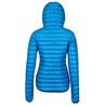 Fjern - Womens Aktiv Down Hooded Jacket (Cobalt/Navy) | Venture further with the Aktiv, a versatile and lightweight insulated layer that offers exceptional warmth in a compact package