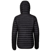 Fjern - Womens Aktiv Down Hooded Jacket (Stealth) | Venture further with the Aktiv, a versatile and lightweight insulated layer that offers exceptional warmth in a compact package