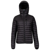 Fjern - Womens Aktiv Down Hooded Jacket (Stealth) | Venture further with the Aktiv, a versatile and lightweight insulated layer that offers exceptional warmth in a compact package