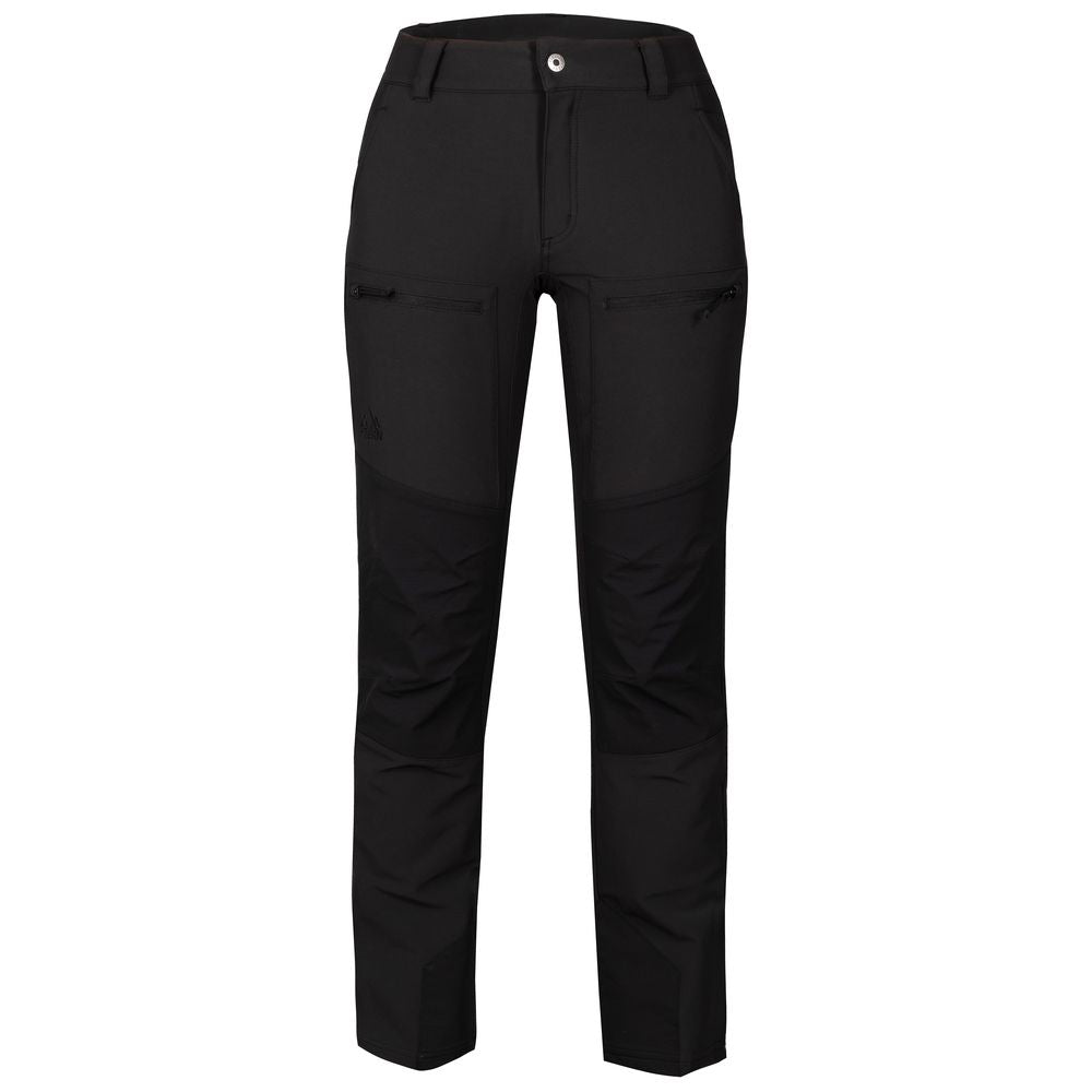 Fjern - Womens Hagna Eco Softshell Trousers (Black) | Explore the wild with trousers designed for the most challenging terrains
