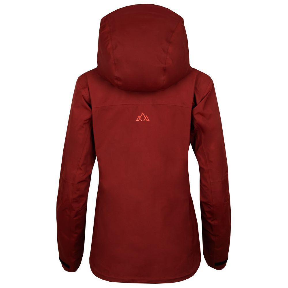 Fjern - Womens Orkan Waterproof Shell Jacket (Rust/Orange) | Face the harshest alpine challenges with confidence in the Orkan jacket, engineered to excel in extreme conditions
