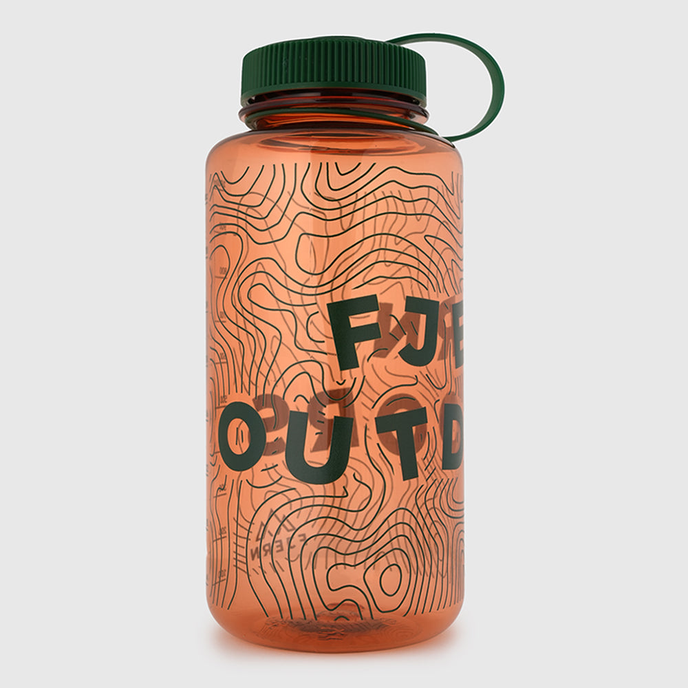 1L Kulp Wide Neck Tritan Water Bottle (Burnt Orange/Petrol)