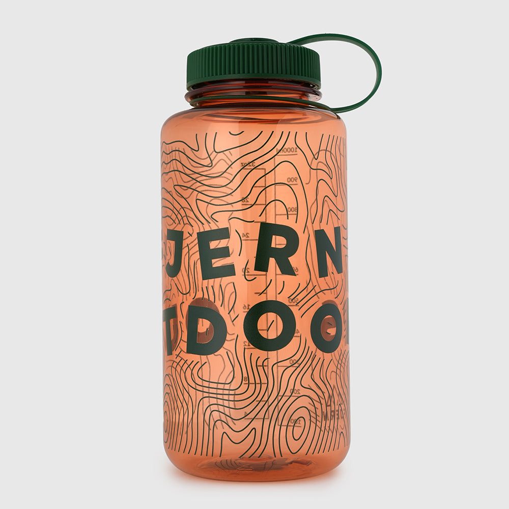 1L Kulp Wide Neck Tritan Water Bottle (Burnt Orange/Petrol)