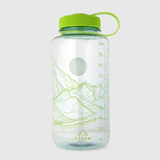 1L Kulp Wide Neck Tritan Water Bottle (Mineral Blue/Lime)
