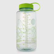 1L Kulp Wide Neck Tritan Water Bottle (Mineral Blue/Lime)