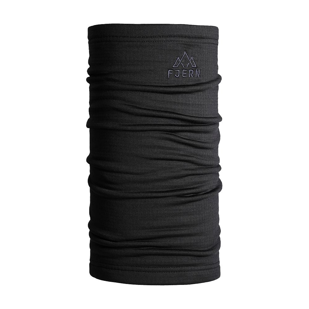 Fjern Breskprekk Grid Fleece Neck Warmer (Black)