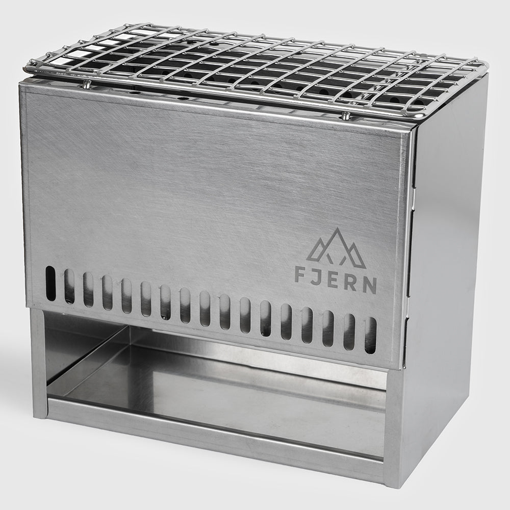 Eldstad Pocket Camping Stove (Stainless Steel)