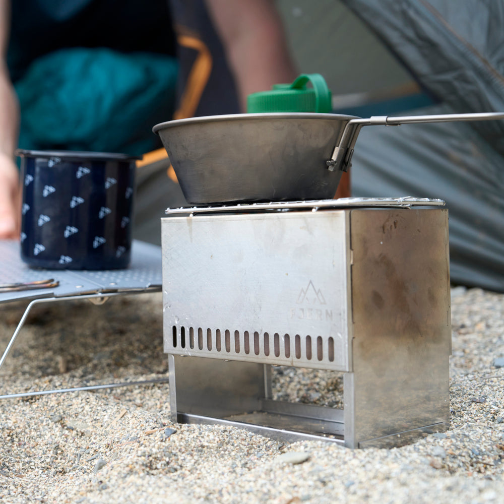 Eldstad Pocket Camping Stove (Stainless Steel)