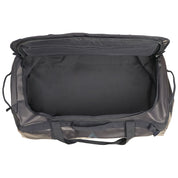 Fjern - Fördra 70L Duffle Bag (Midnight) | Made from durable 100% recycled polyester with a TPU-film laminate, the Fördra duffle bag offers 70L of storage, multiple pockets, and versatile carrying options