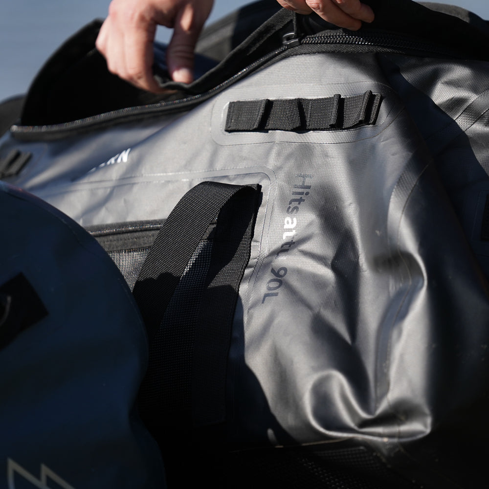 Hitsattu 90L Welded Duffle Bag (Black)