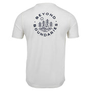 Fjern Mens Camping Merino Blend T-shirt (Chalk/Navy)