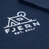 Fjern Mens Camping Merino Blend T-shirt (Navy/White)