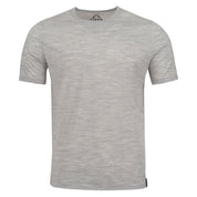 Fjern Mens Henge Merino Blend T-shirt (Mist Grey Melange)
