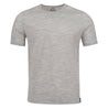 Fjern Mens Henge Merino Blend T-shirt (Mist Grey Melange)