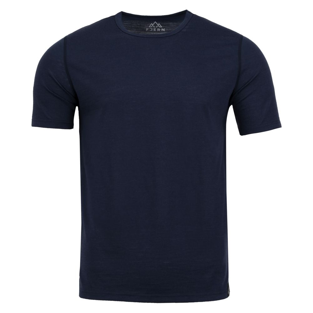 Fjern Mens Henge Merino Blend T-shirt (Navy)