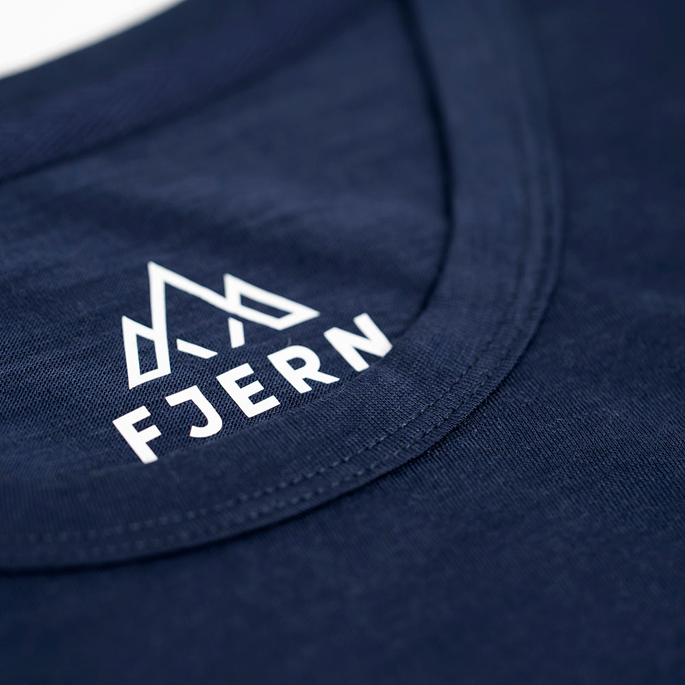 Fjern Mens Henge Merino Blend T-shirt (Navy)