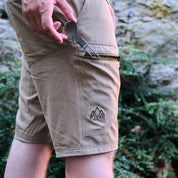Fjern - Mens Klatring Softshell Shorts (Sandstone) | Our Klatring Shorts are designed for the avid hiker and adventurer