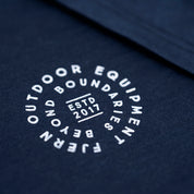 Fjern Mens Roundel Merino Blend T-shirt (Navy/White)