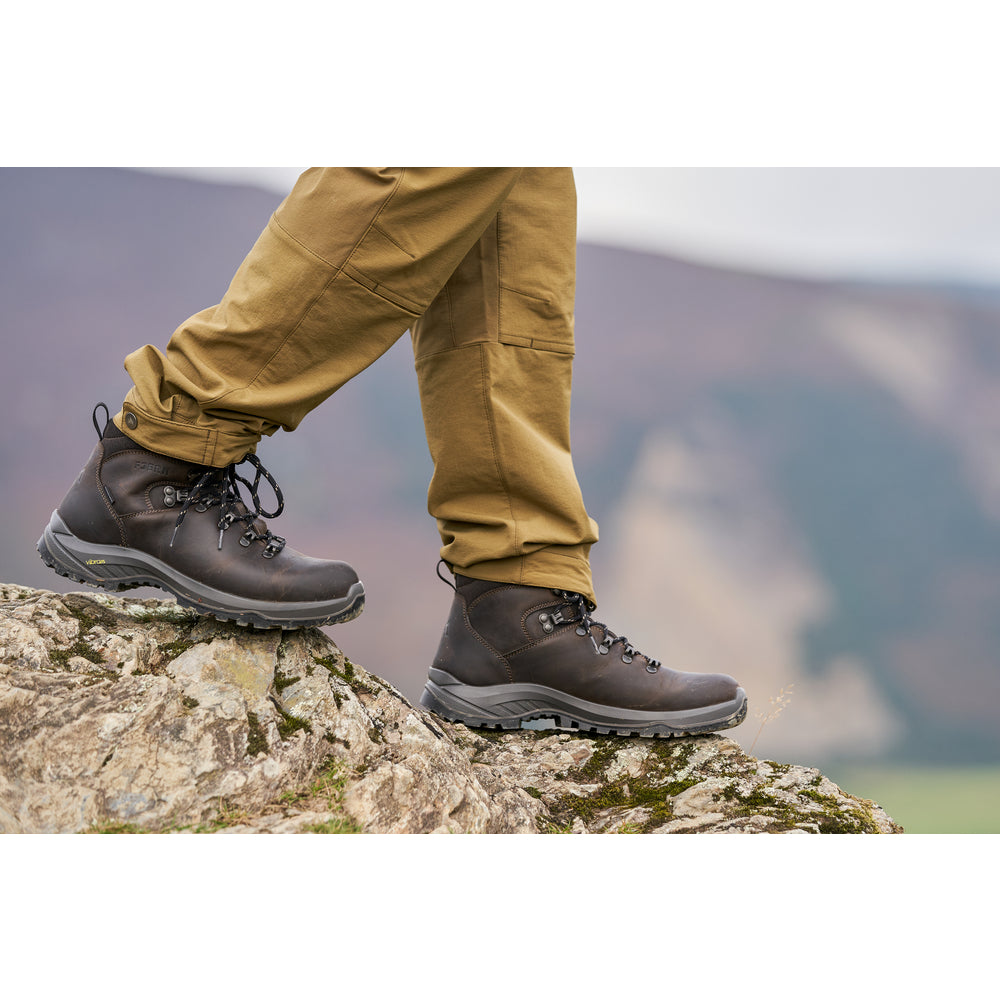 Fjern - Mens Ströva Hiking Boots (Dark Brown)