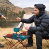 Fjern Utendørs Lightweight Camping Table (Black)