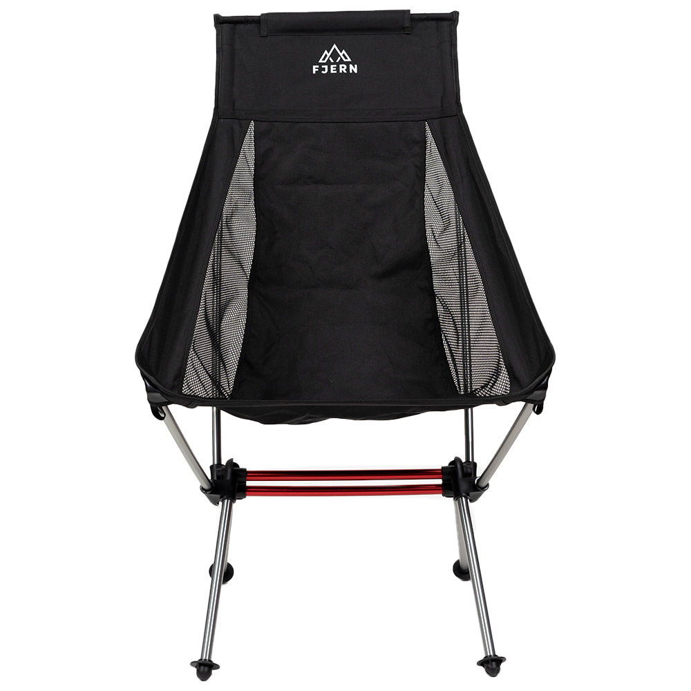 Fjern Utepils High Camping Chair (Black)