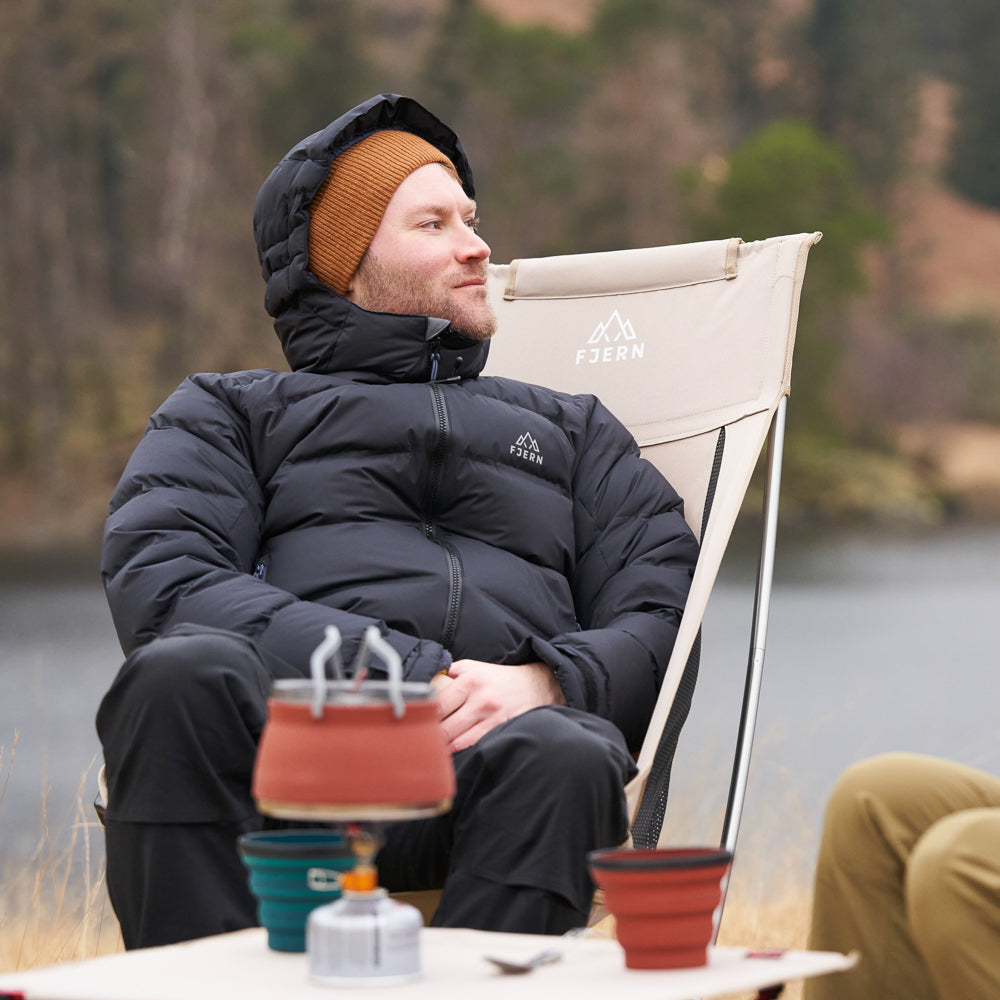 Fjern Utepils High Camping Chair (Sand)