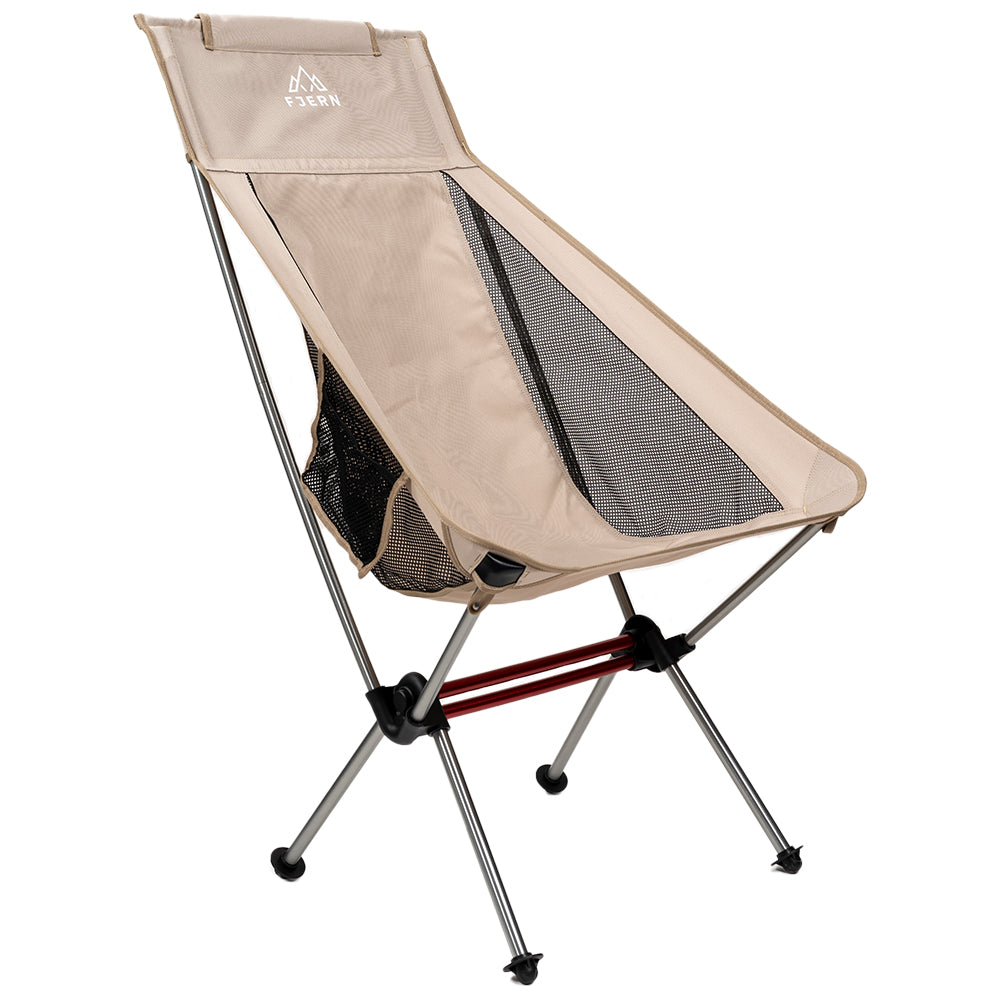 Fjern Utepils High Camping Chair (Sand)