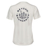 Fjern Womens Camping Merino Blend T-shirt (Chalk/Navy)