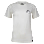 Fjern Womens Camping Merino Blend T-shirt (Chalk/Navy)