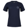 Fjern Womens Camping Merino Blend T-shirt (Navy/White)