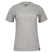 Fjern Womens Henge Merino Blend T-shirt (Mist Grey Melange)