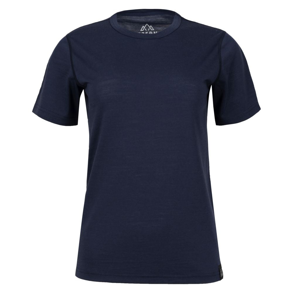Fjern Womens Henge Merino Blend T-shirt (Navy)