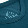 Fjern Womens Henge Merino Blend T-shirt (Petrol)