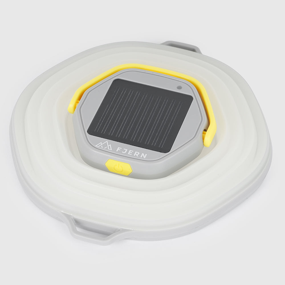 Flygfyr Collapsible Solar Camping Lantern (Light Grey)