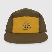 Hurtig 5 Panel Cap (Fir Green/Harvest Gold)