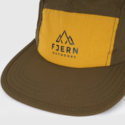 Hurtig 5 Panel Cap (Fir Green/Harvest Gold)