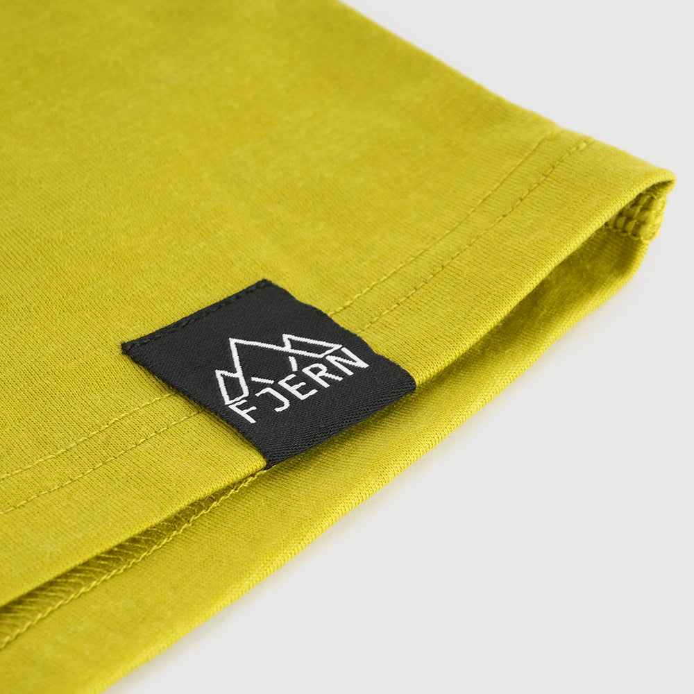 Mens 3 Peaks Merino Blend T-Shirt (Lime/Petrol)