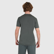 Mens 3 Peaks Merino Blend T-Shirt (Urban Chic/Lime)