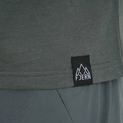 Mens 3 Peaks Merino Blend T-Shirt (Urban Chic/Lime)