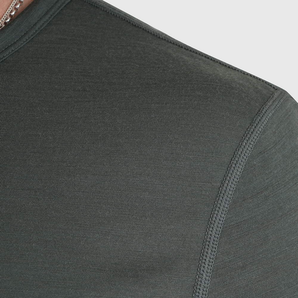 Mens 3 Peaks Merino Blend T-Shirt (Urban Chic/Lime)