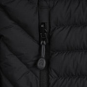 Mens Aktiv II Down Hooded Jacket (Black/Charcoal)
