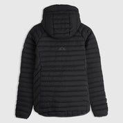 Mens Aktiv II Down Hooded Jacket (Black/Charcoal)