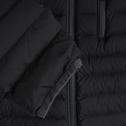Mens Aktiv II Down Hooded Jacket (Black/Charcoal)