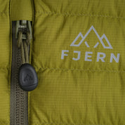 Mens Aktiv II Down Hooded Jacket (Cardamom Seed/Winter Moss)