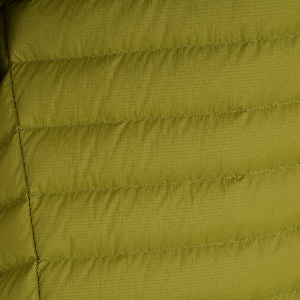 Mens Aktiv II Down Hooded Jacket (Cardamom Seed/Winter Moss)