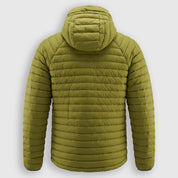 Mens Aktiv II Down Hooded Jacket (Cardamom Seed/Winter Moss) ✦AI